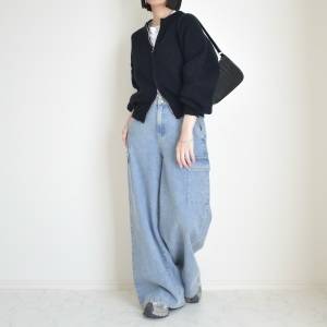 【2025年10月】おばさん感なし！老け見えしない秋のデニムパンツコーデ5選