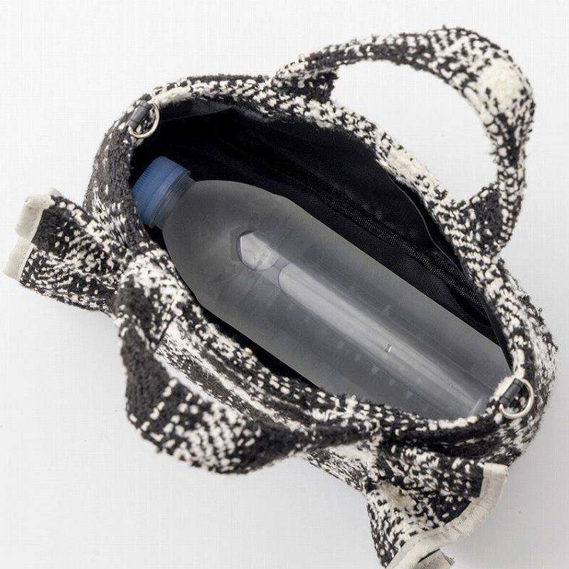 JILL by JILL STUART BOOK ツイードフリルバッグ BLACK ver.