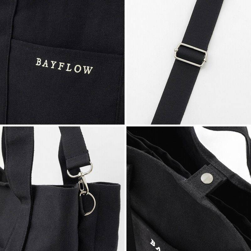 BAYFLOW 収納5ポケット LOGO TOTEBAG BOOK BIG