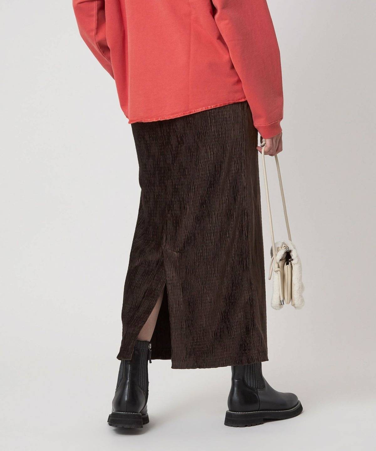 UNITED ARROWS green label relaxing クレープベロアタイトスカート