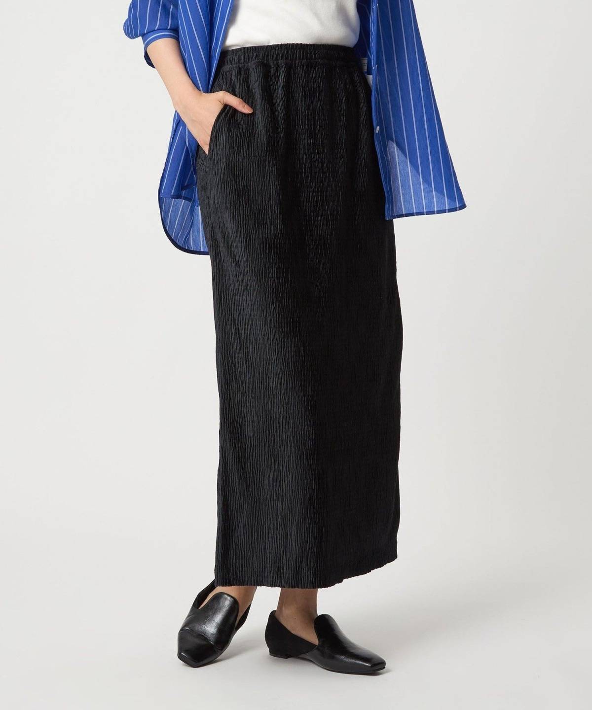 UNITED ARROWS green label relaxing クレープベロアタイトスカート