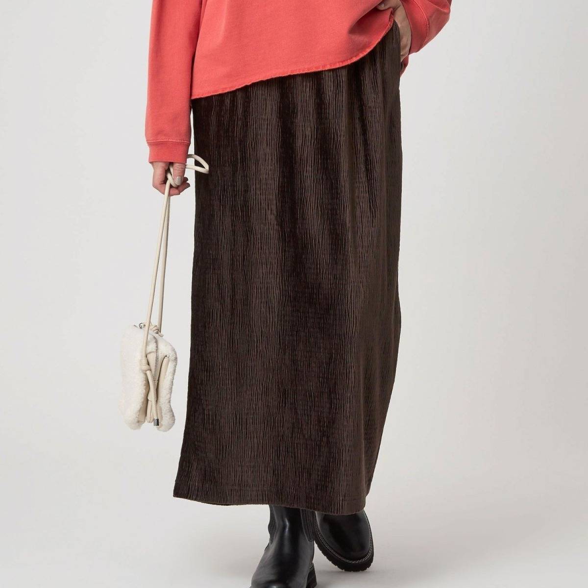 UNITED ARROWS green label relaxing クレープベロアタイトスカート