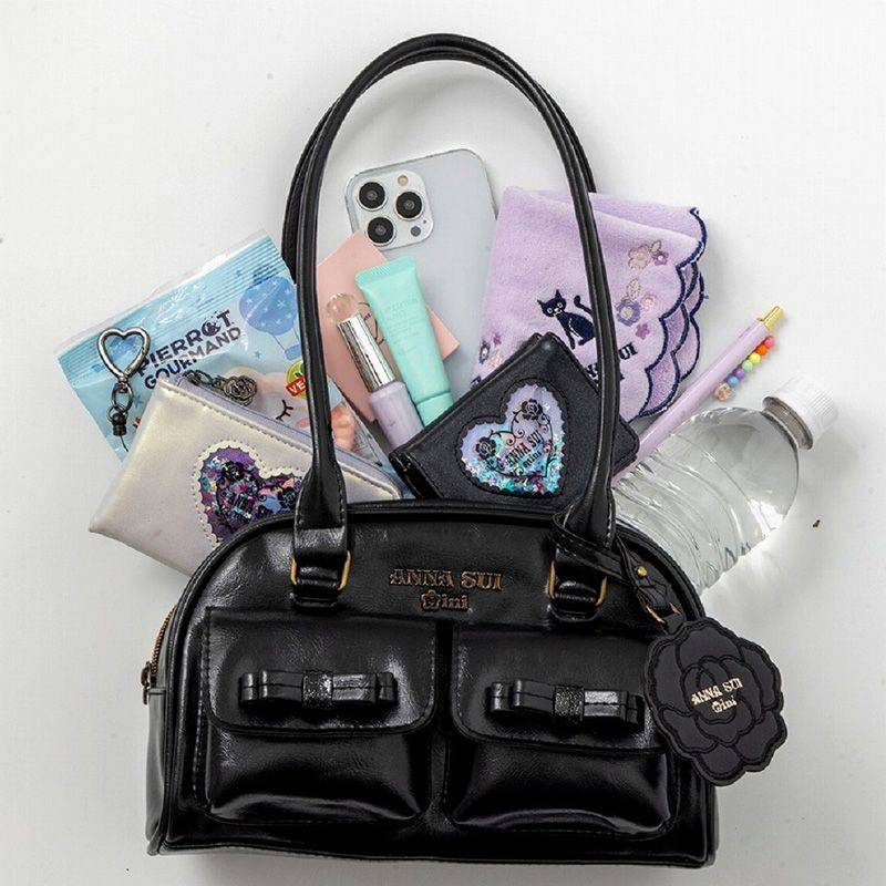 ANNA SUI mini ロングハンドルボストンバッグBOOK ROSE ver.