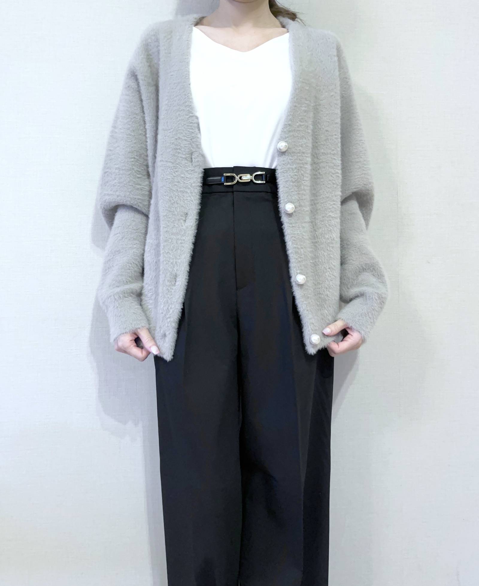 UNIQLOタックワイドパンツ