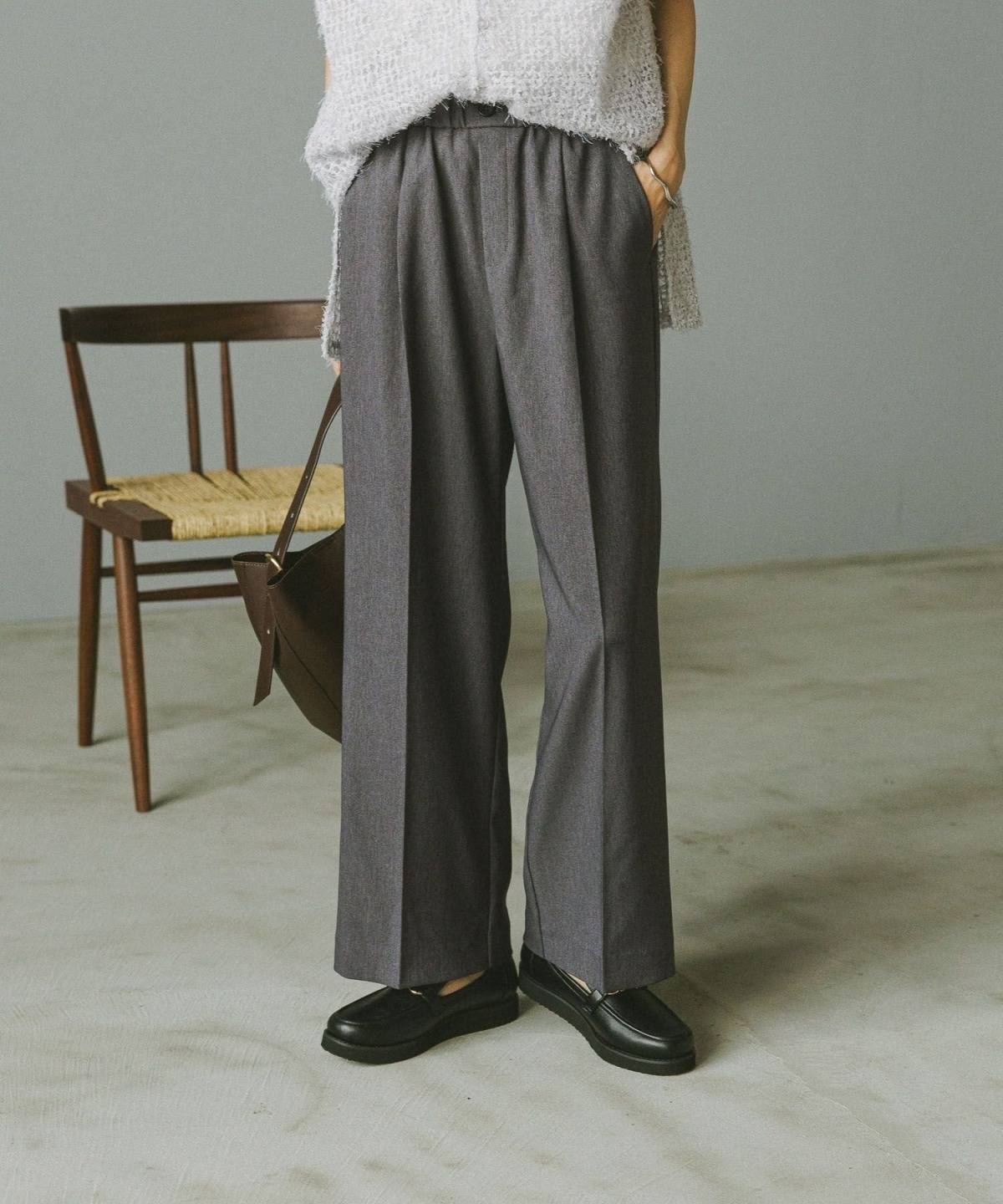 GLOBAL WORK スッキリイージーパンツ