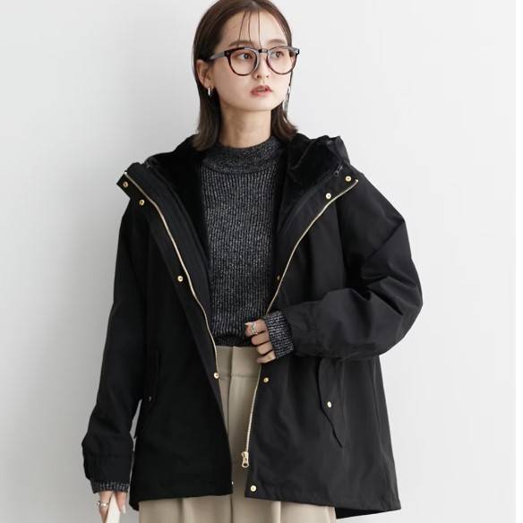 ニッセン 3WAYフェイクファージャケット