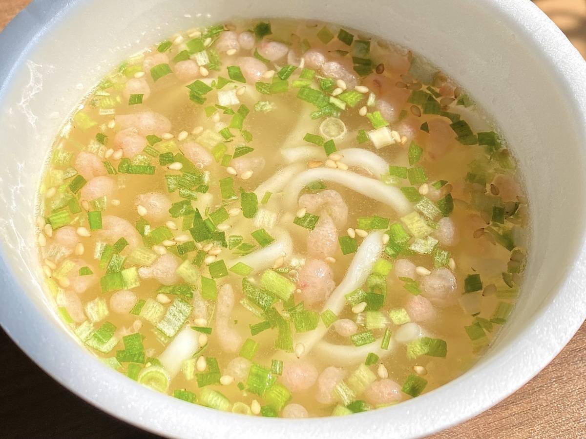 1分待つだけで完成♪