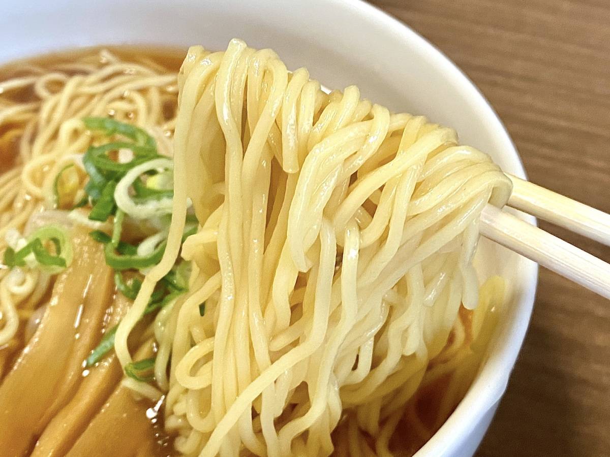 喉越しの良い細麺♪