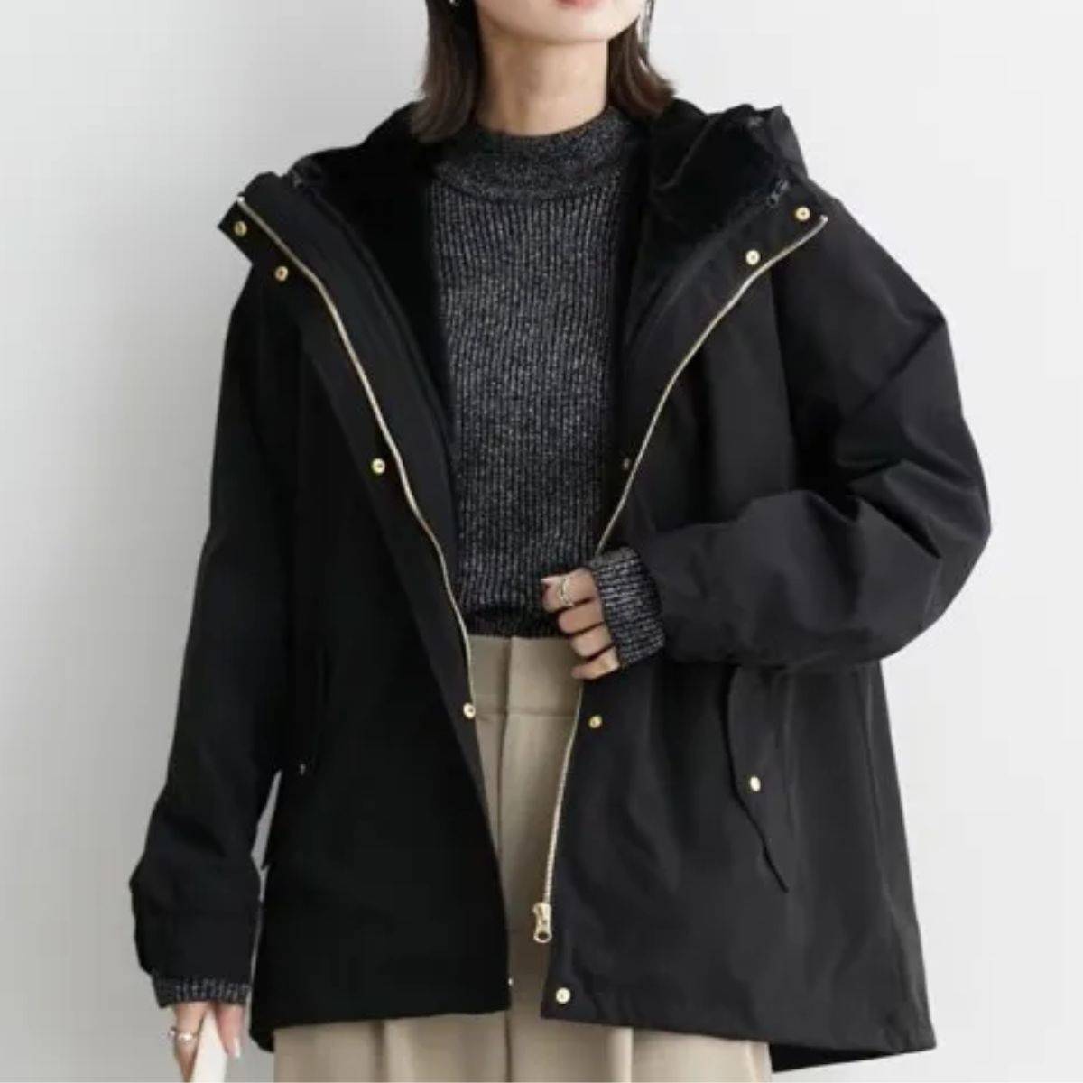 3WAYフェイクファージャケット