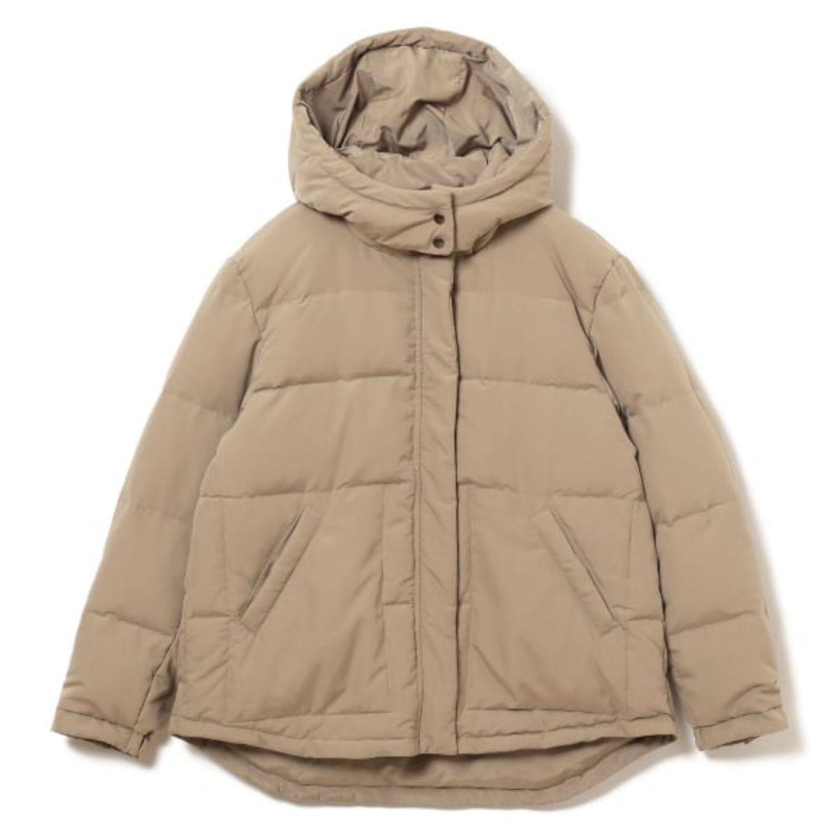 BEAMS HEART リバーシブル フード付き ダウン ジャケット