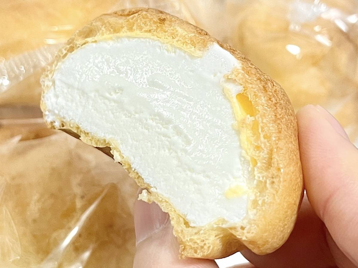 バニラアイスがぎっしり……！