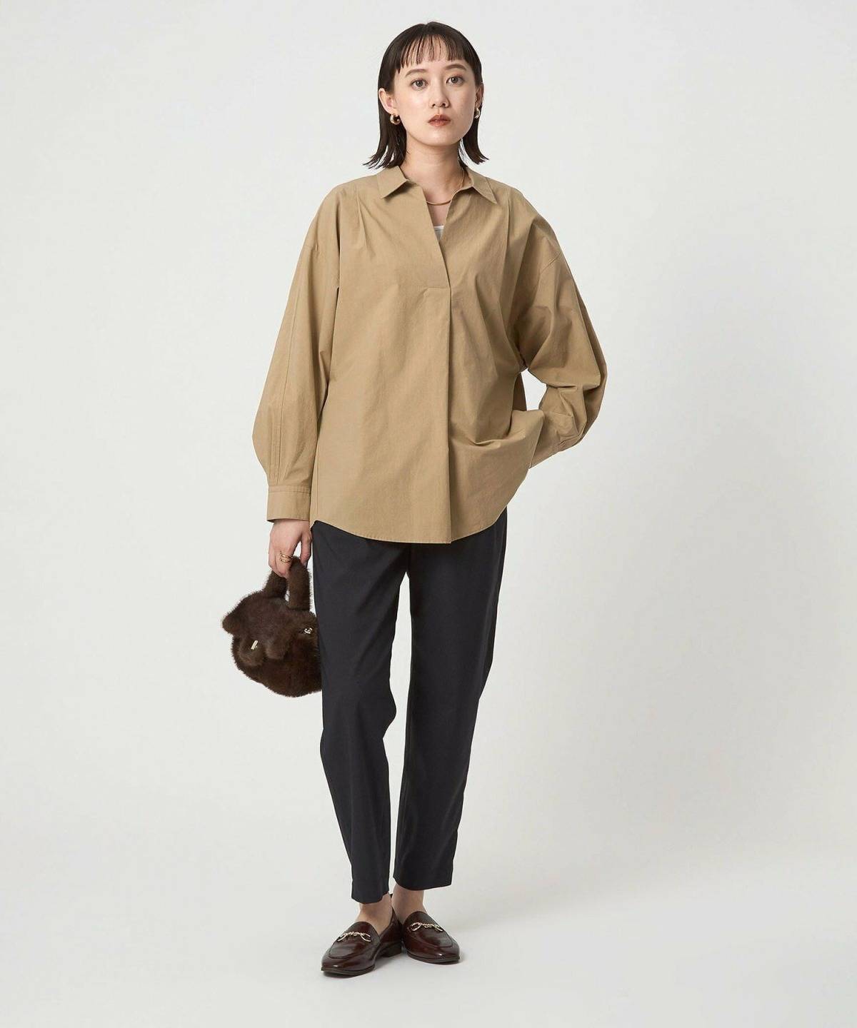 秋の40代ママ友ランチコーデ