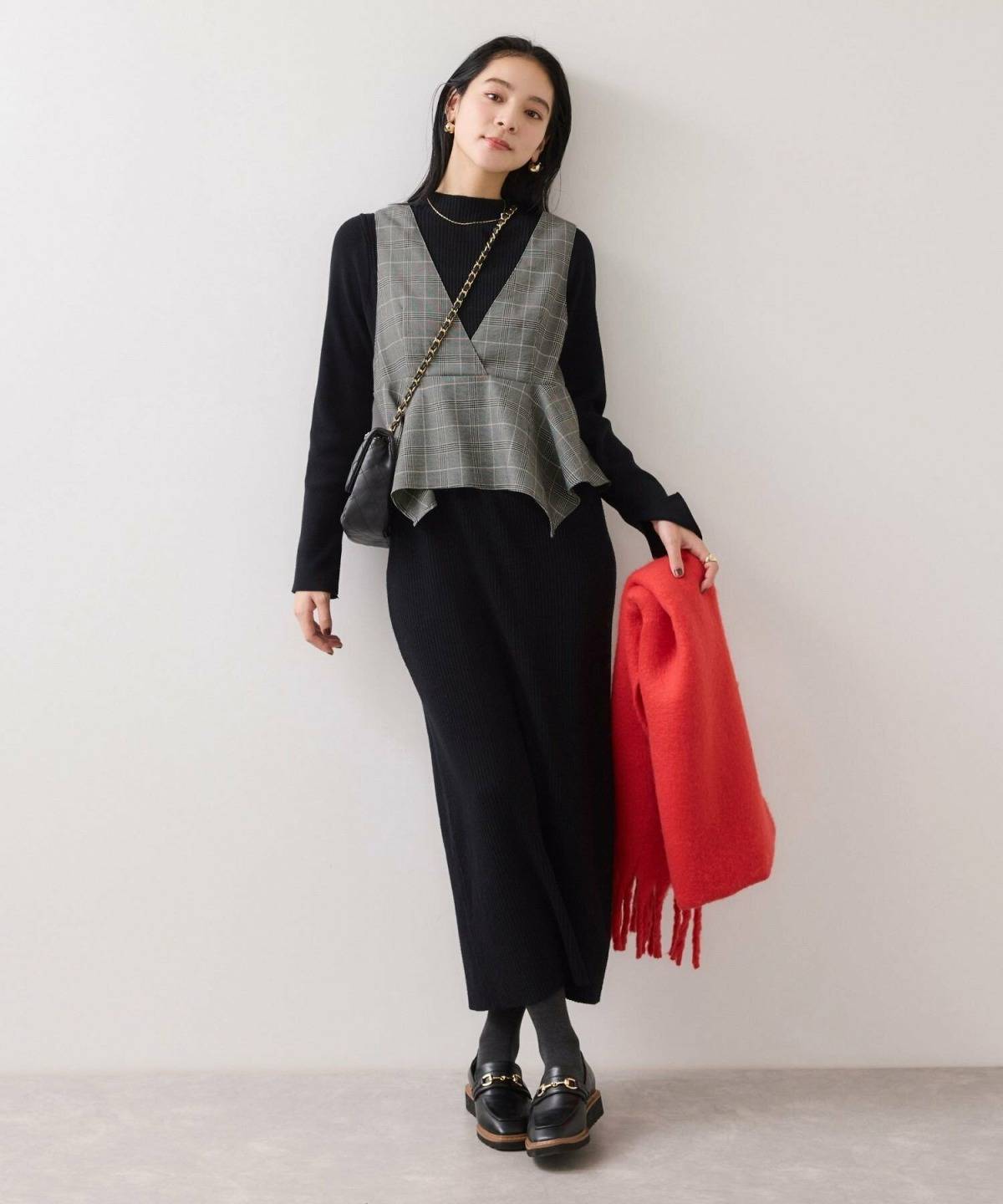 秋の40代ママ友ランチコーデ