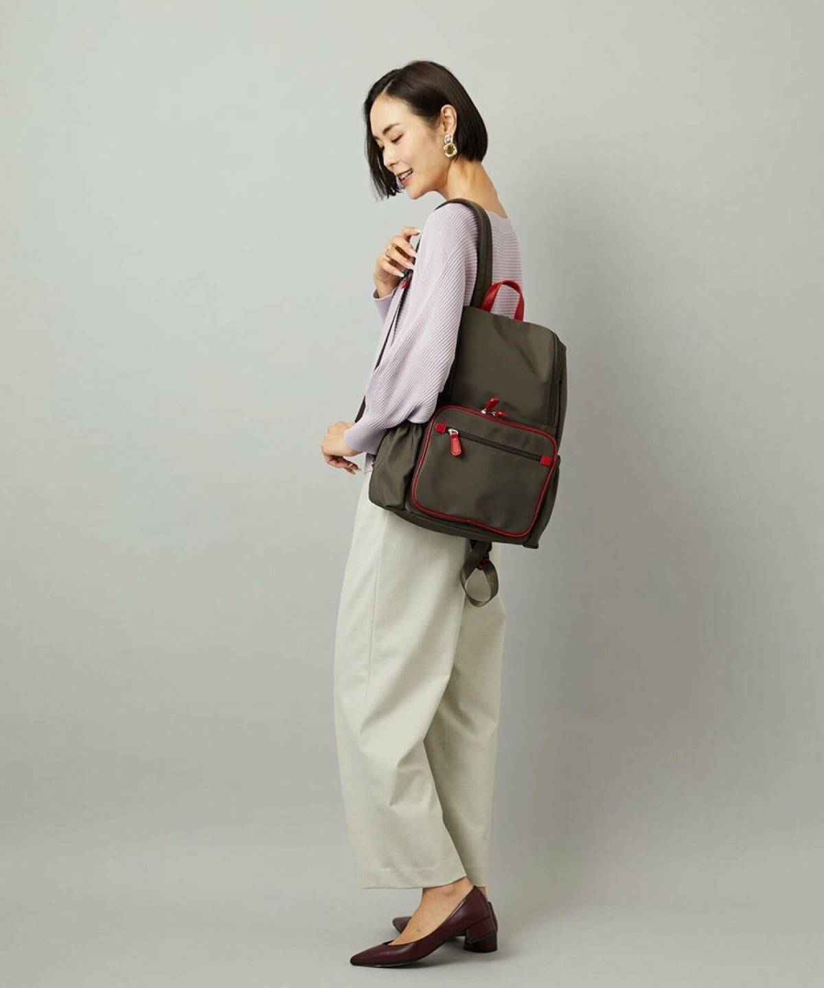 40代のリュックコーデ