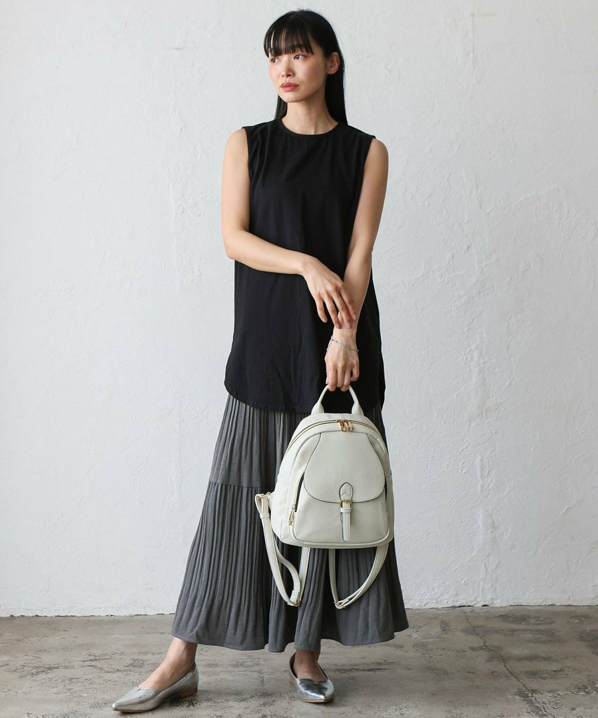 40代のリュックコーデ