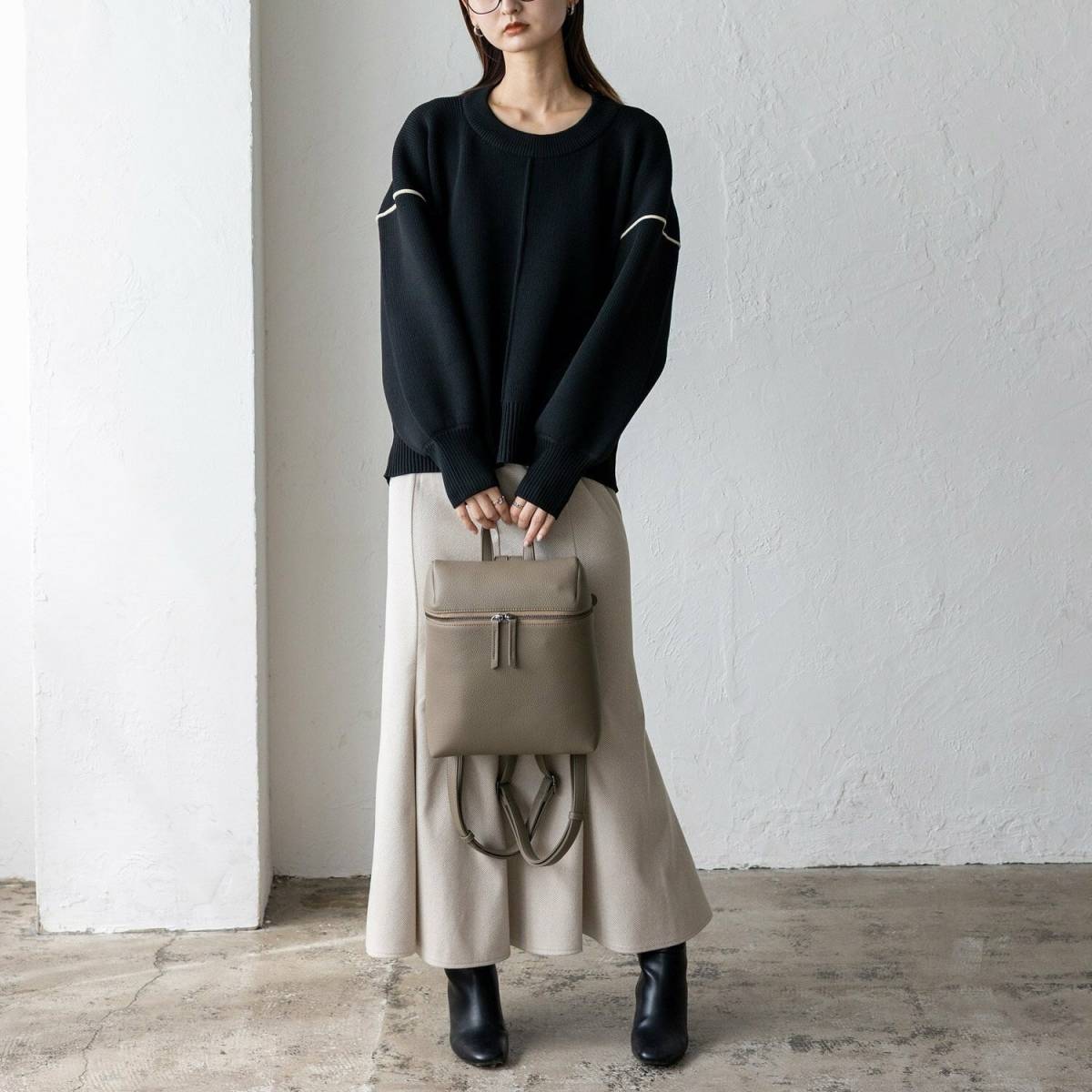 40代リュックコーデ 秋