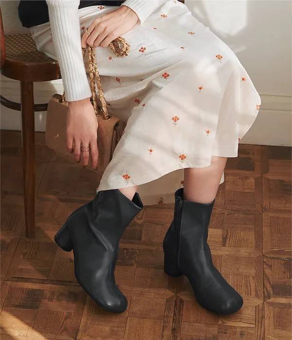 スクエアトゥブーツ