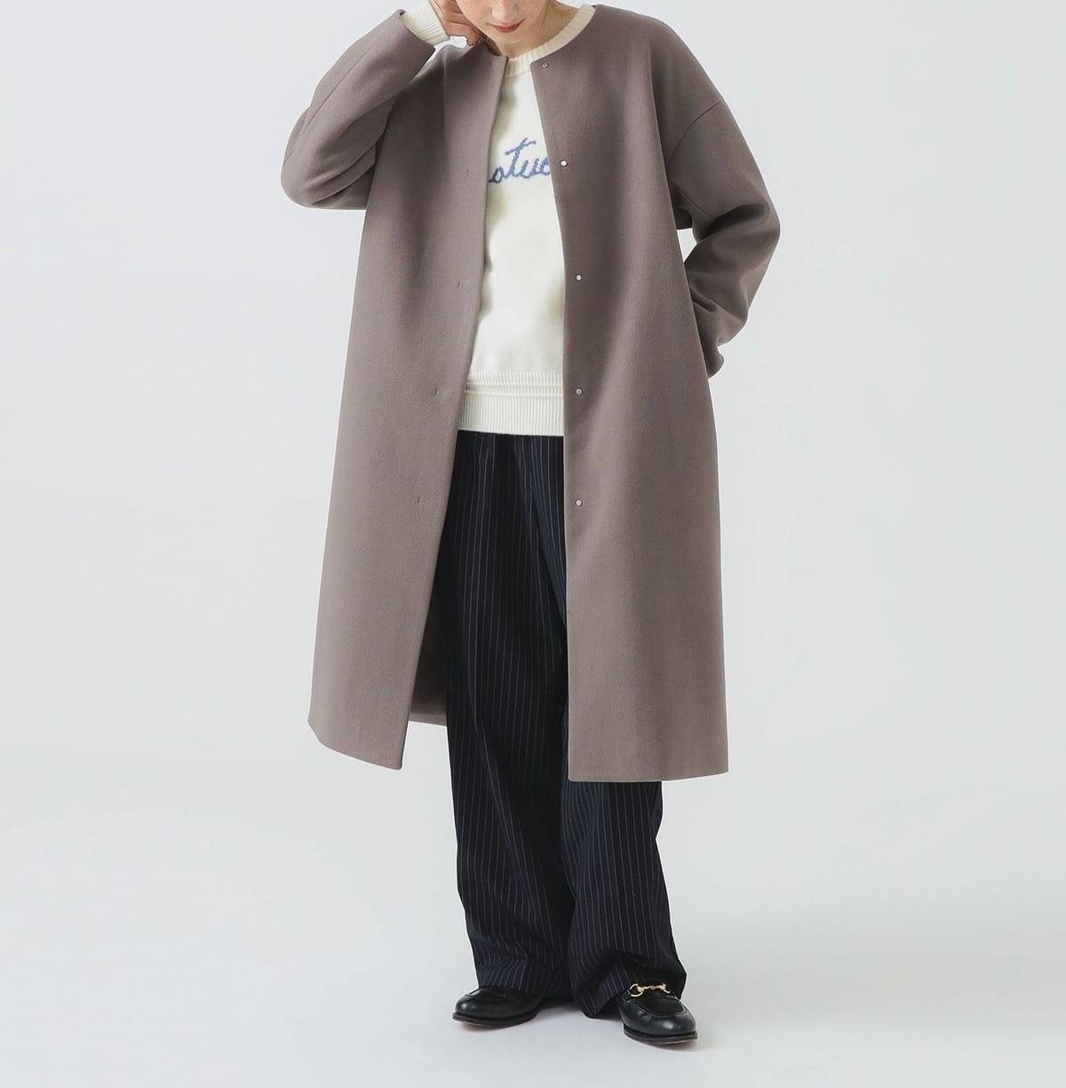 B:MING by BEAMS ノーカラー コート