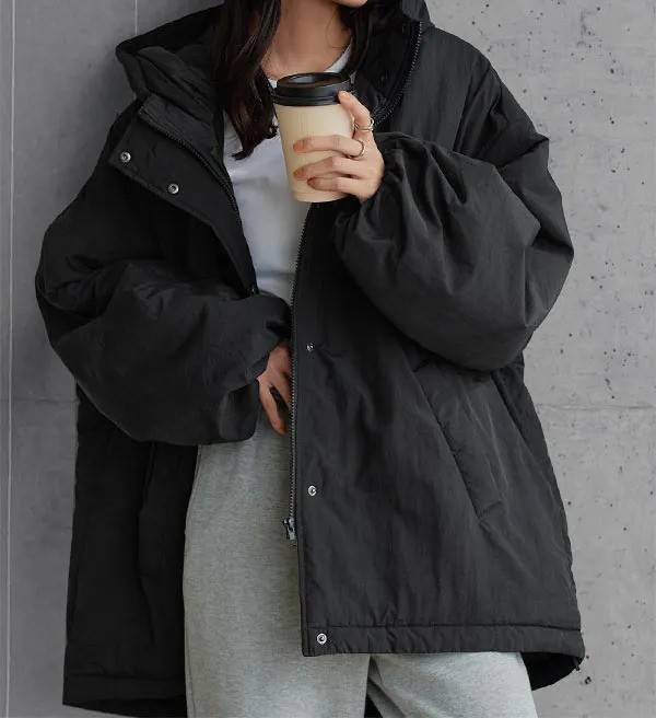 神戸レタス　中綿フード付きロングモンスターブルゾン