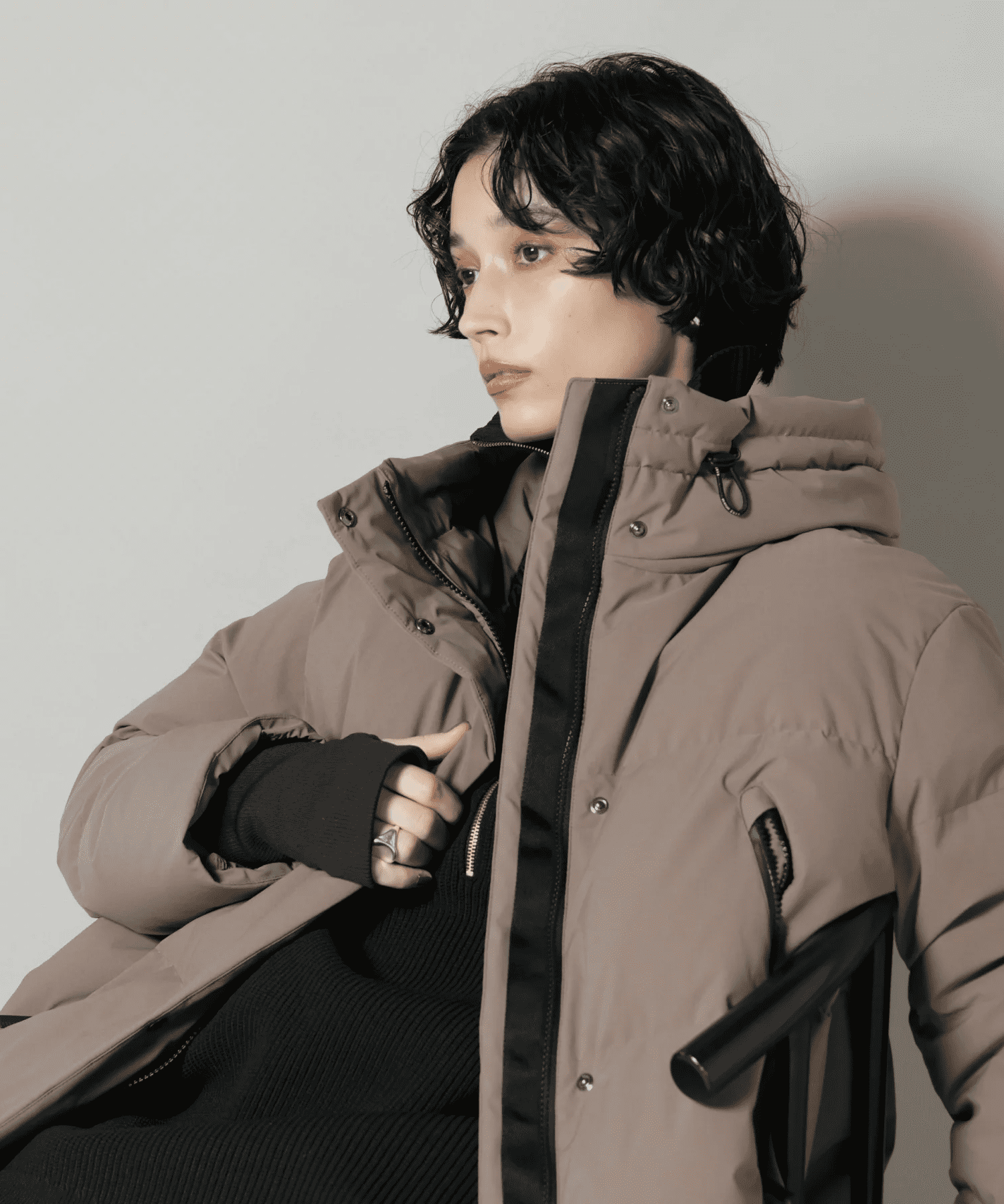 NANO universe 「西川ダウン(R)」ソロテックスAラインダウン