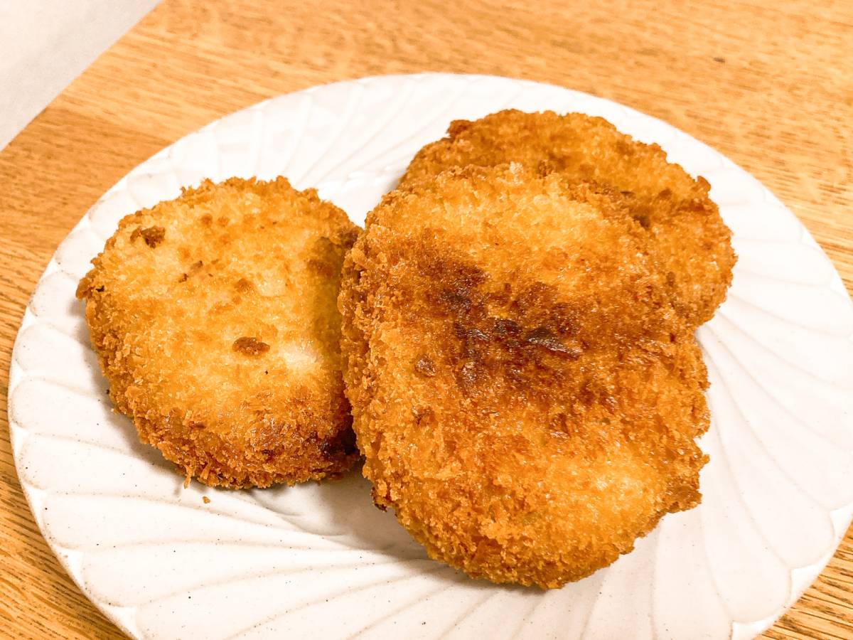 凍ったまま5分揚げるだけで完成！