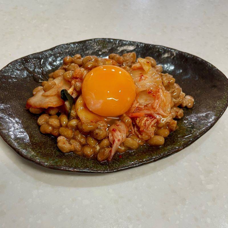 タカノフーズ公式の「キムチ納豆」のレシピ