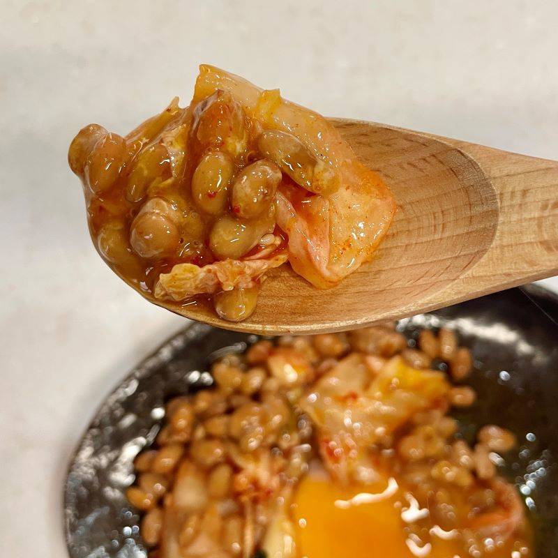 タカノフーズ公式の「キムチ納豆」のレシピ