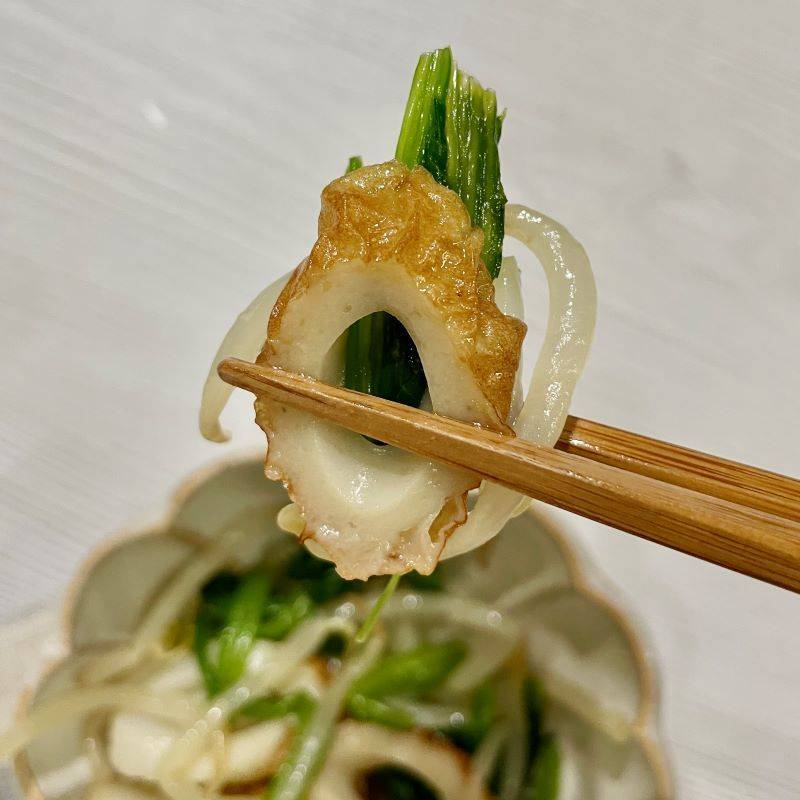 ニッスイ公式の「活ちくわとほうれん草のポン酢和え」のレシピ