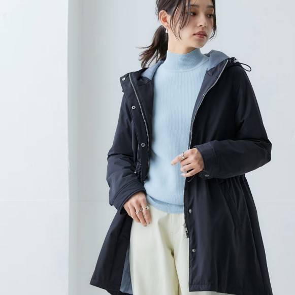 ニッセン 蓄熱サーモプラスモッズコート