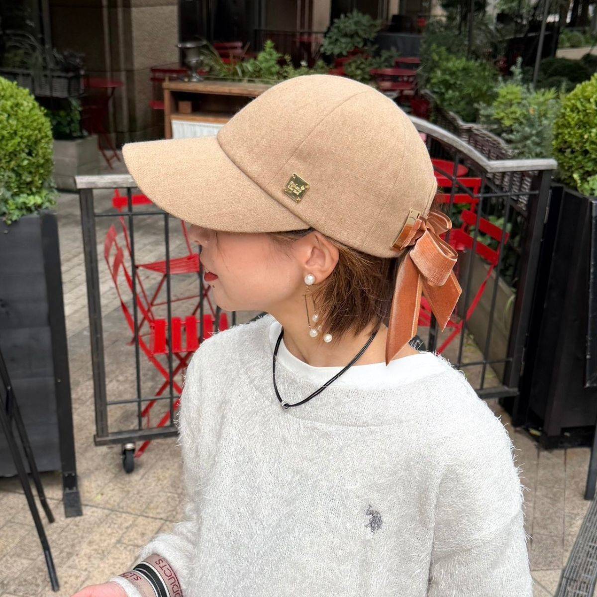 Athena New Yorkのウールキャップ