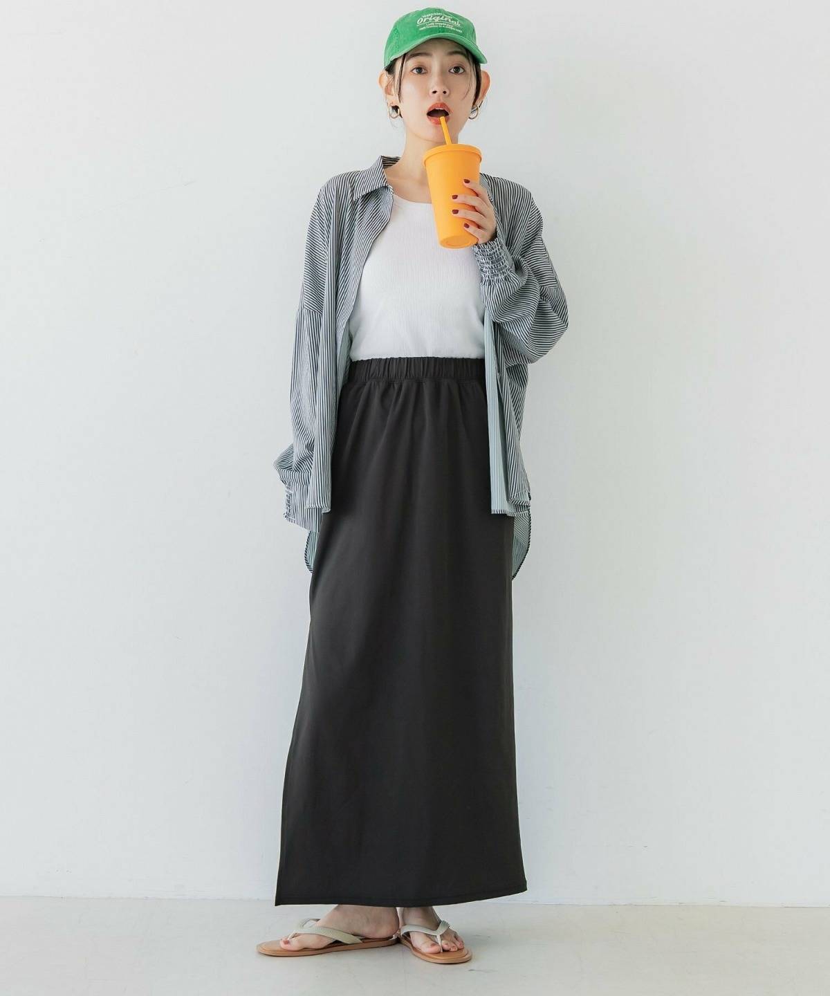 大人のキャップコーデ