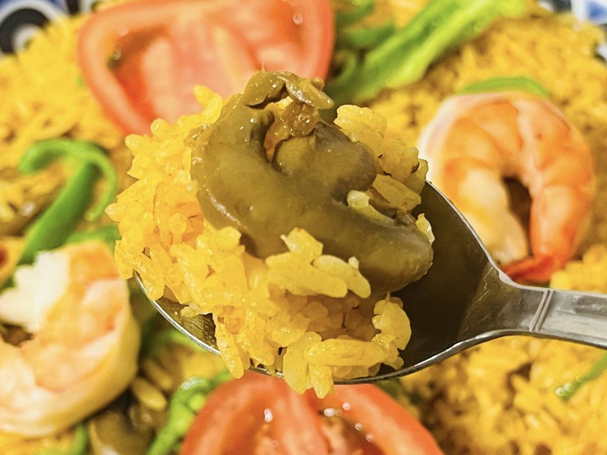 本格的なパエリアを堪能できるよ♡