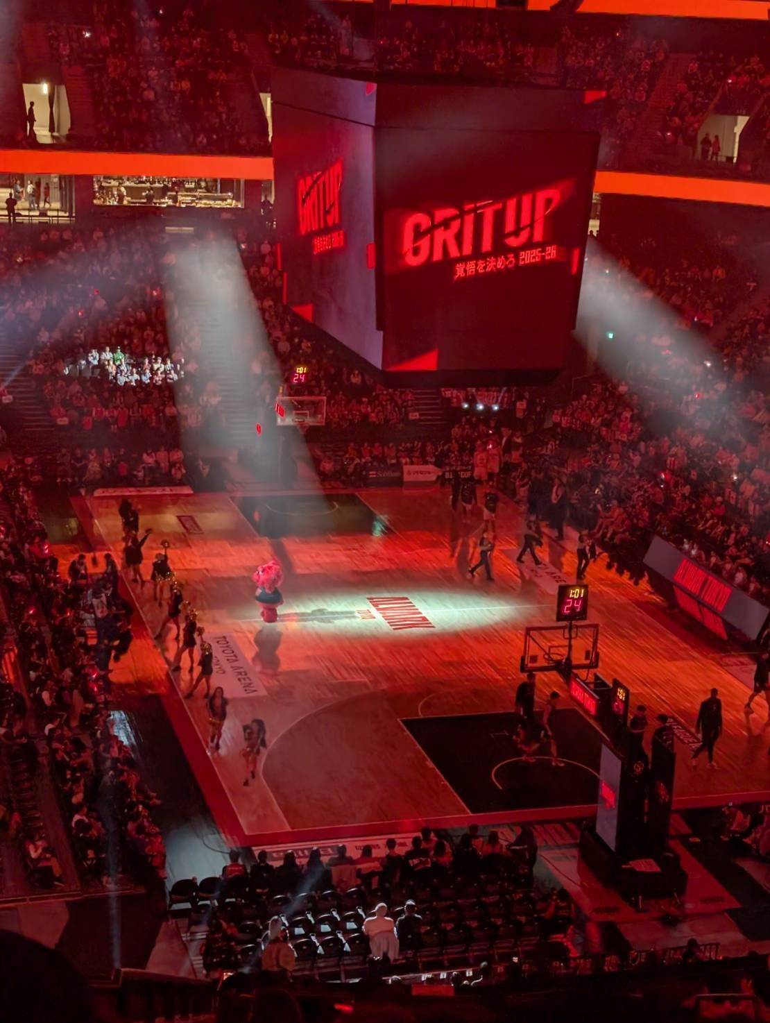 トヨタアリーナで子連れバスケ観戦