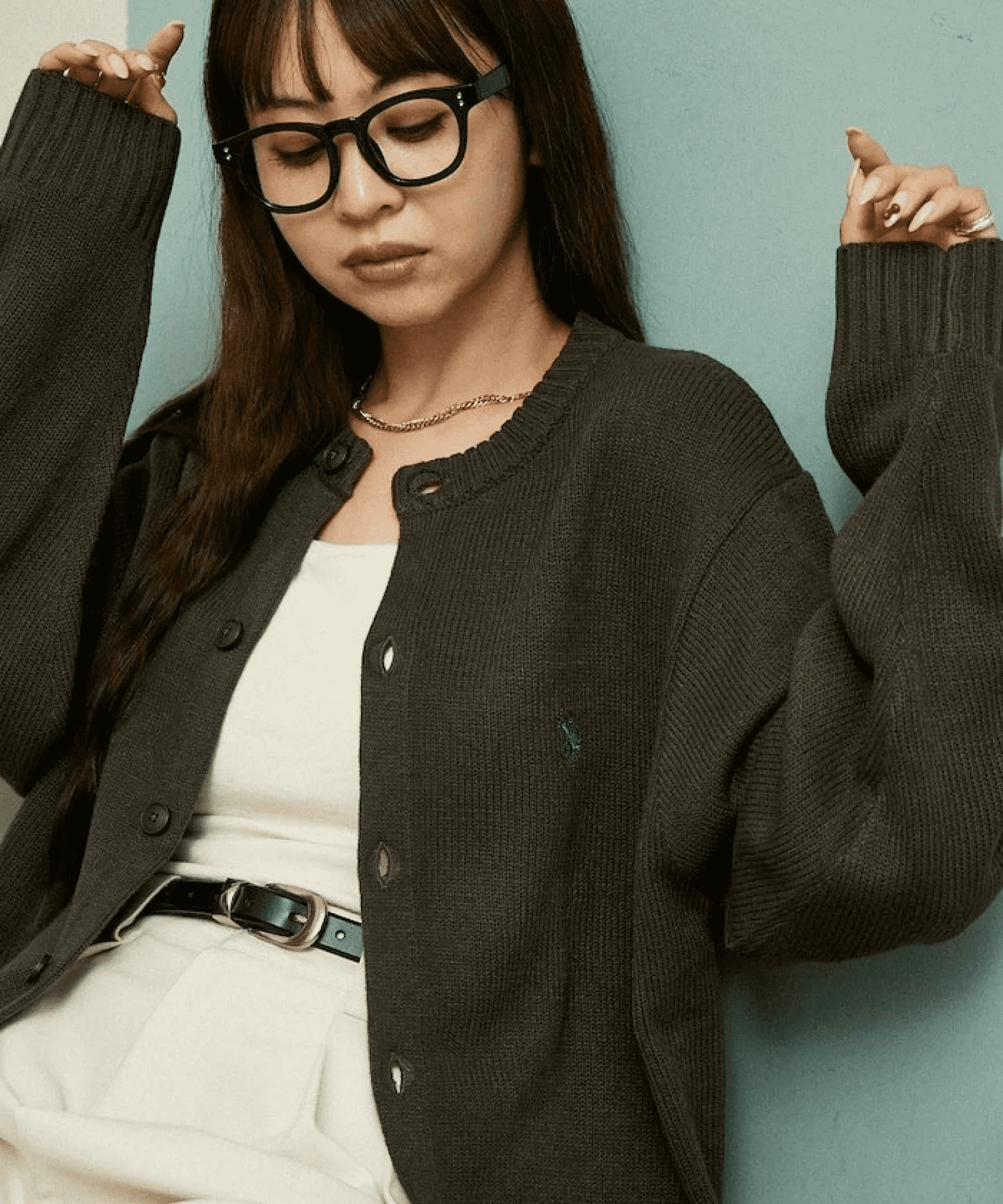 FREAK’S STORE 別注 CREW NECK KNIT CARDIGAN/クルーネックニットカーディガン 25AW