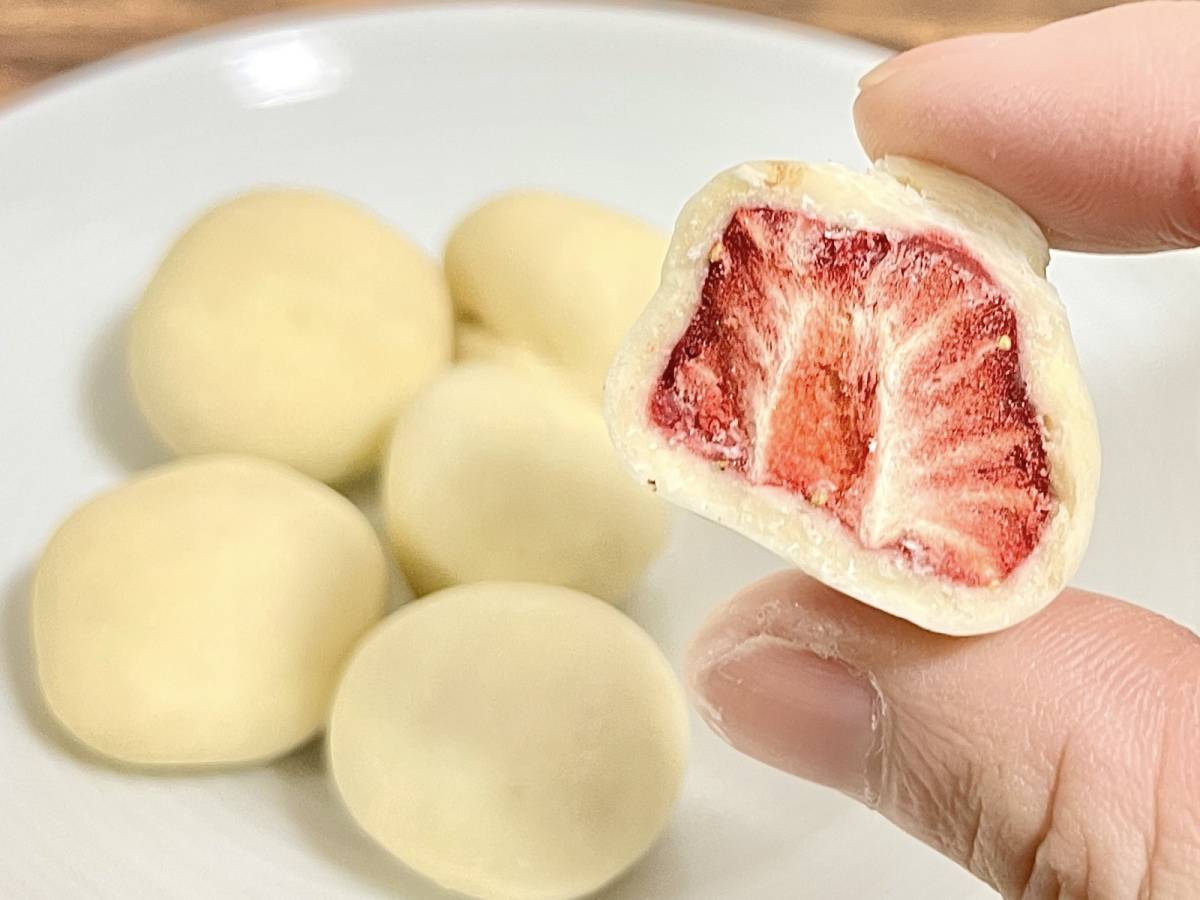 口の中で溶ける甘酸っぱさがたまらない……！