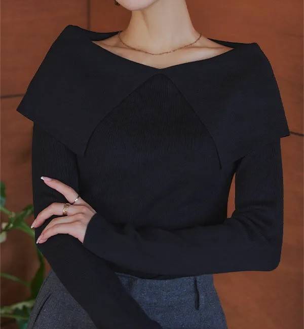 神戸レタス　前後2way オフショルニット