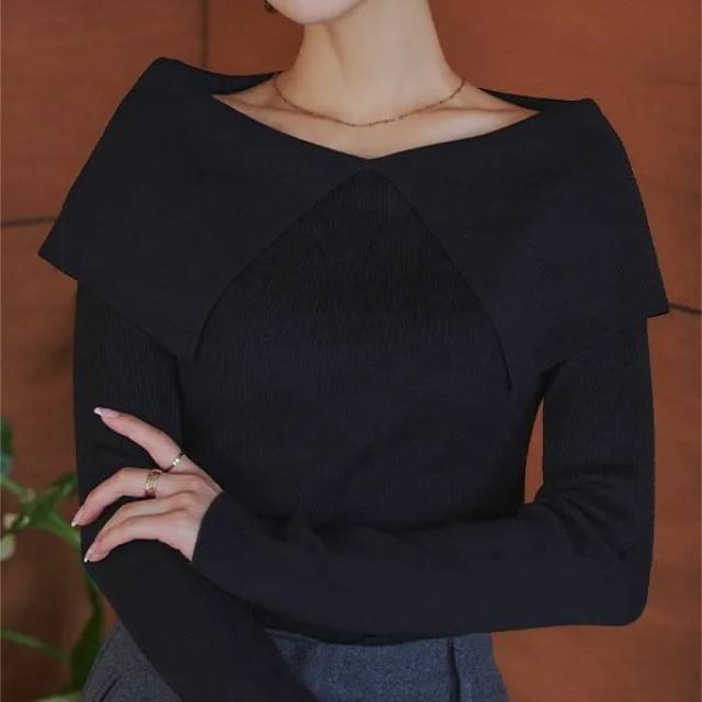 神戸レタス　前後2way オフショルニット