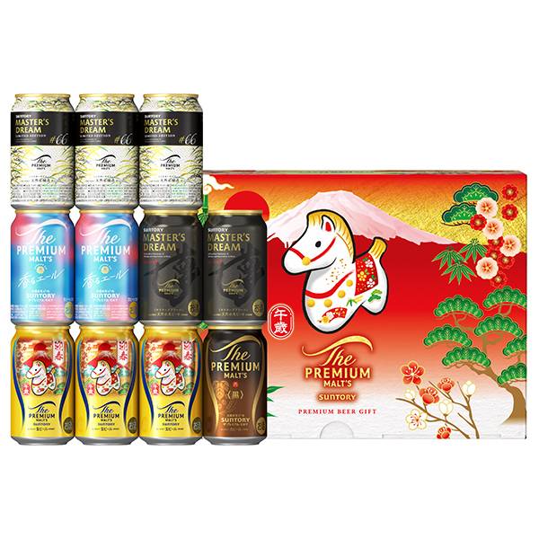 サントリー プレミアムモルツ 5種 11缶『GIFT』