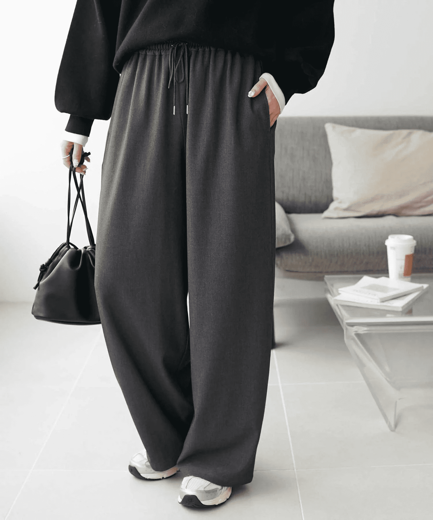 Discoat あったかとろみイージーパンツ