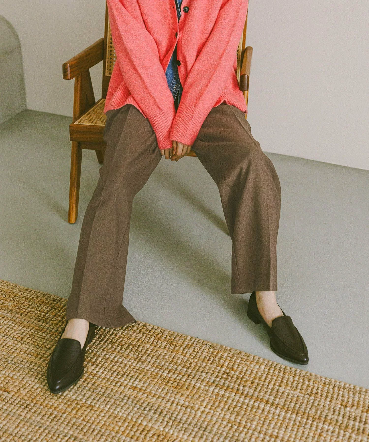 GLOBAL WORK あったかスッキリイージーパンツ/580794