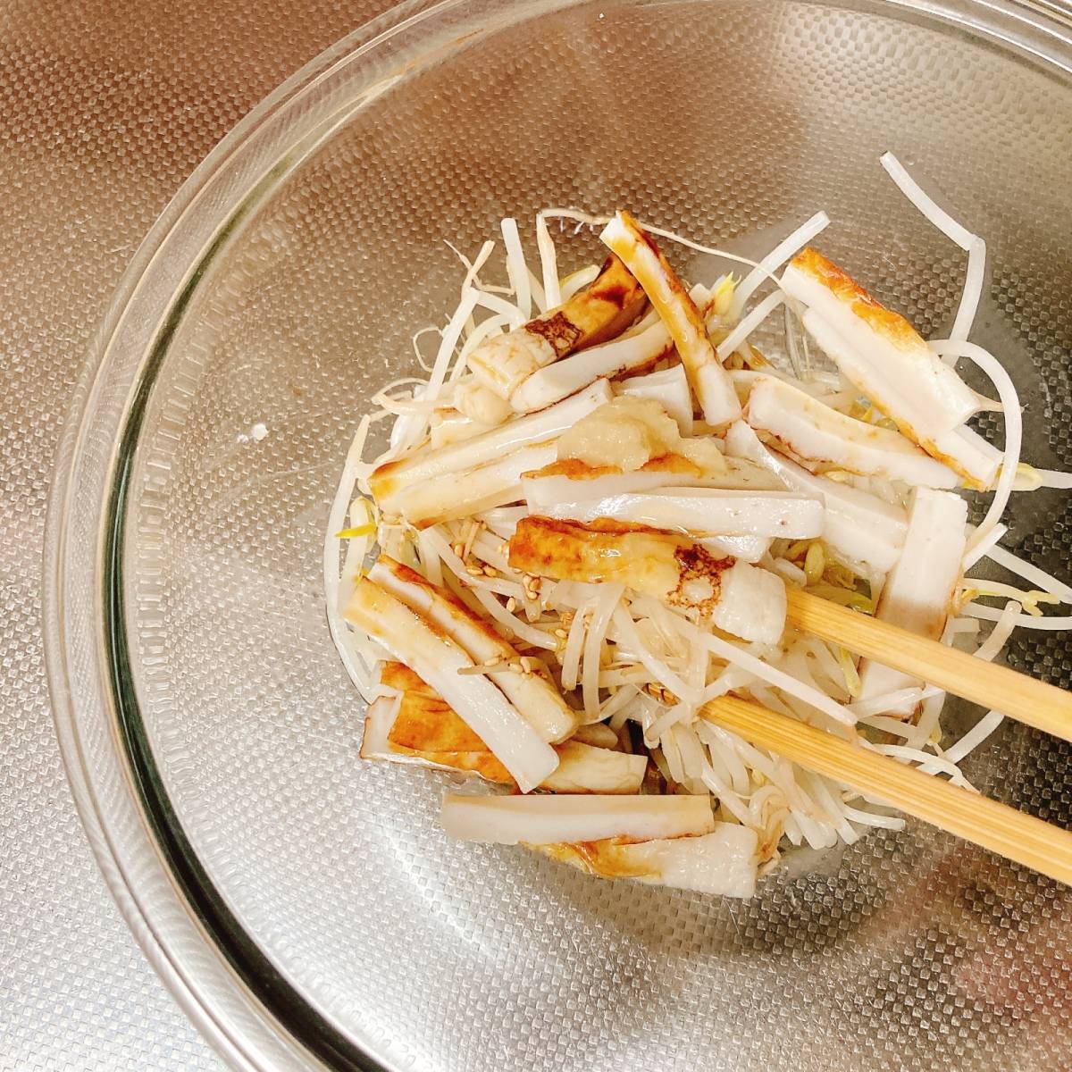 紀文公式の「ちくわのナムル風のレシピ」のレシピ