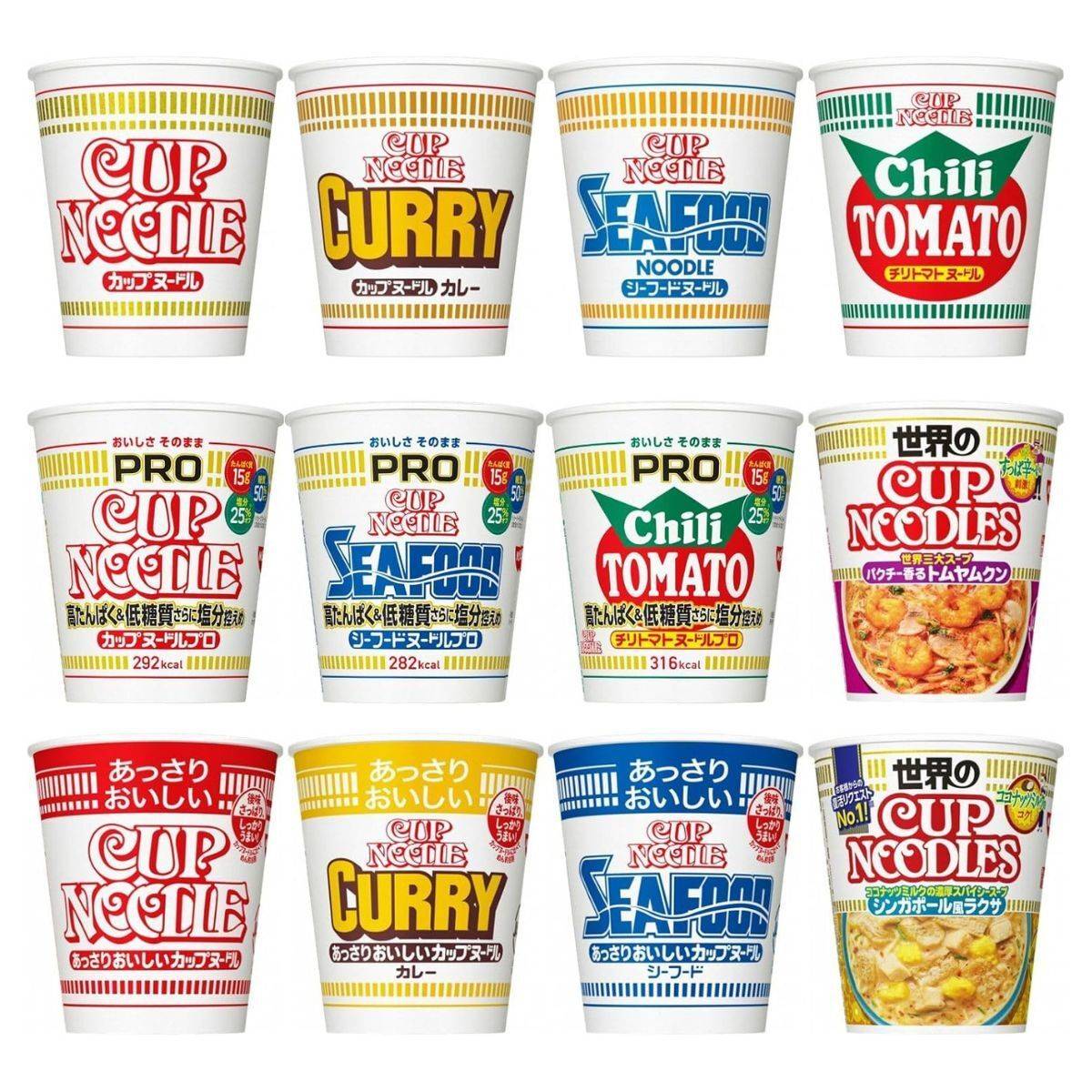 カップヌードルシリーズ 12種詰め合わせ
