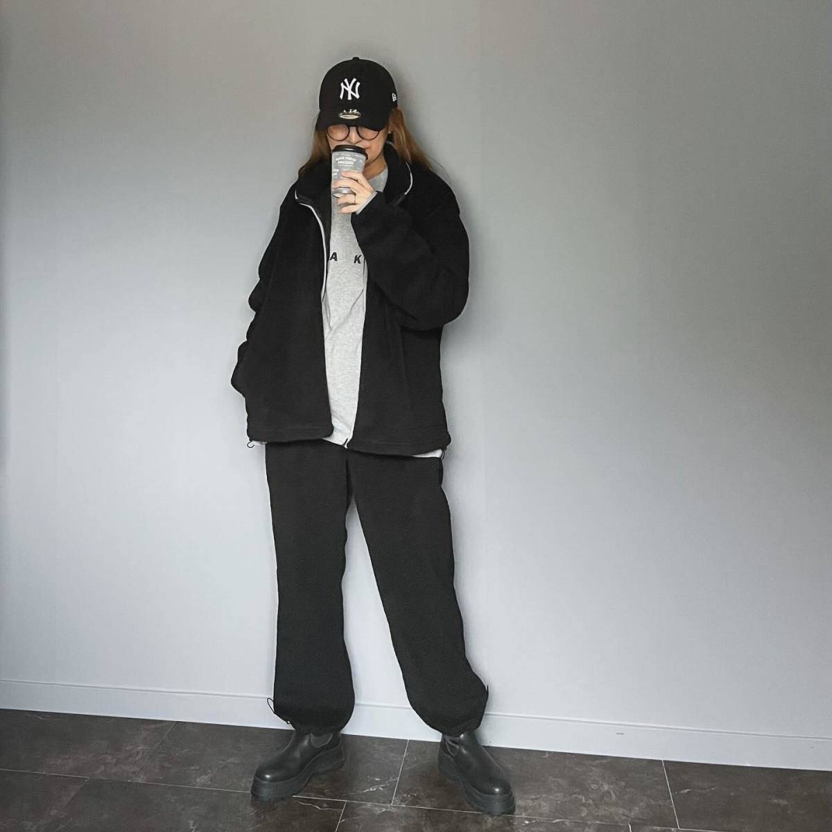 スウェットのセットアップが◎