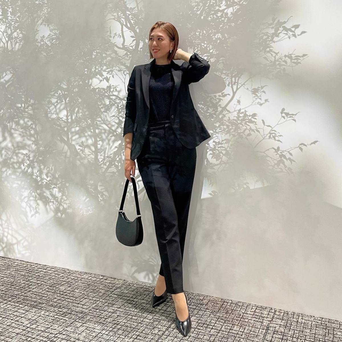 ジャケットを羽織ってきれいめに♪