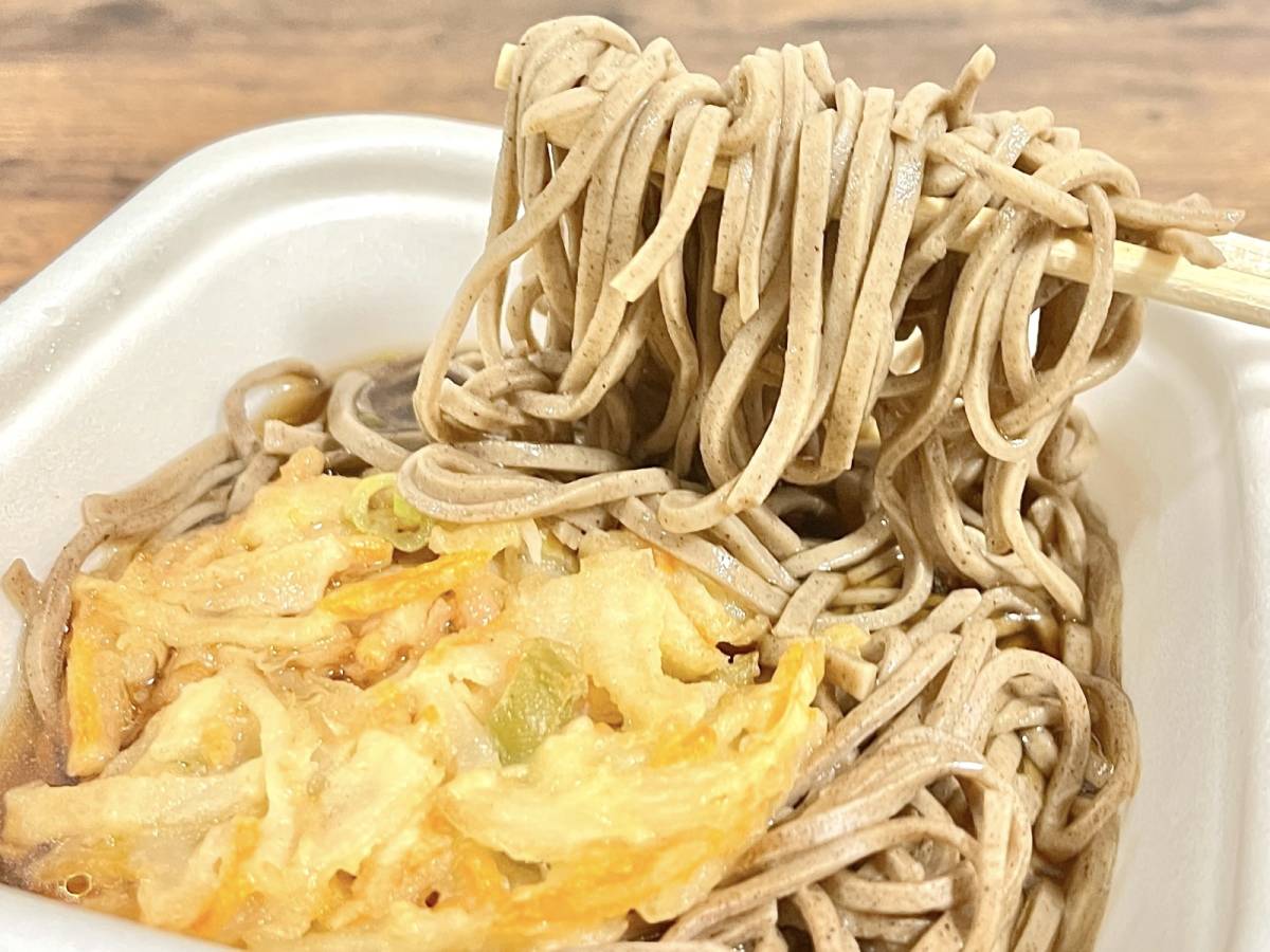 本格的なそばを堪能できるよ♪