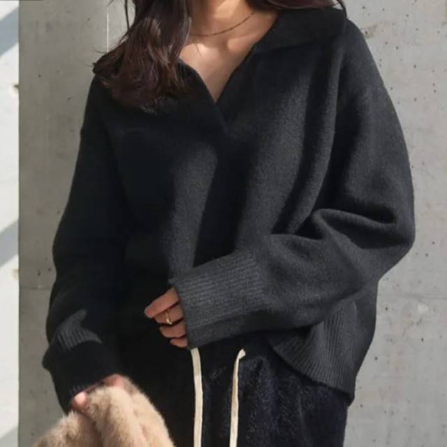 神戸レタス スキッパーニット