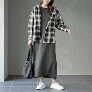 秋コーデに大活躍♡お手本にしたいチェックシャツのおしゃれな着こなし