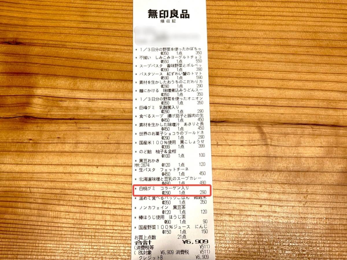 無印良品で見つけたフルーティー系グミ