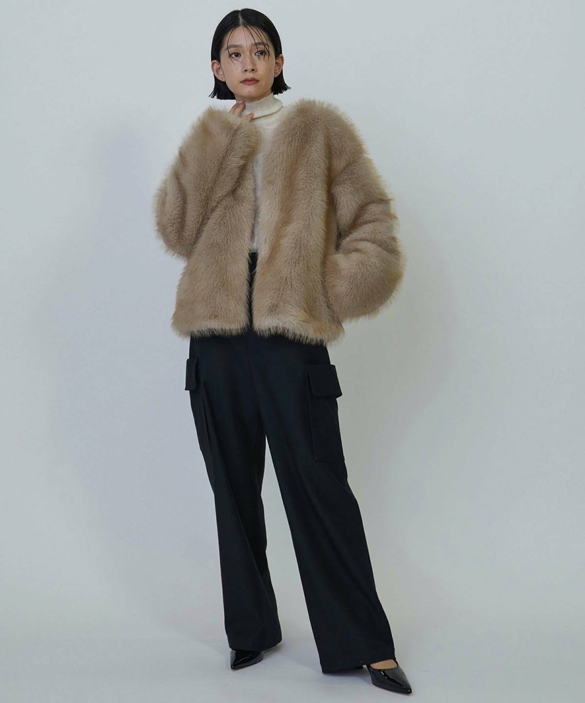 40代のきれいめカーゴパンツコーデ