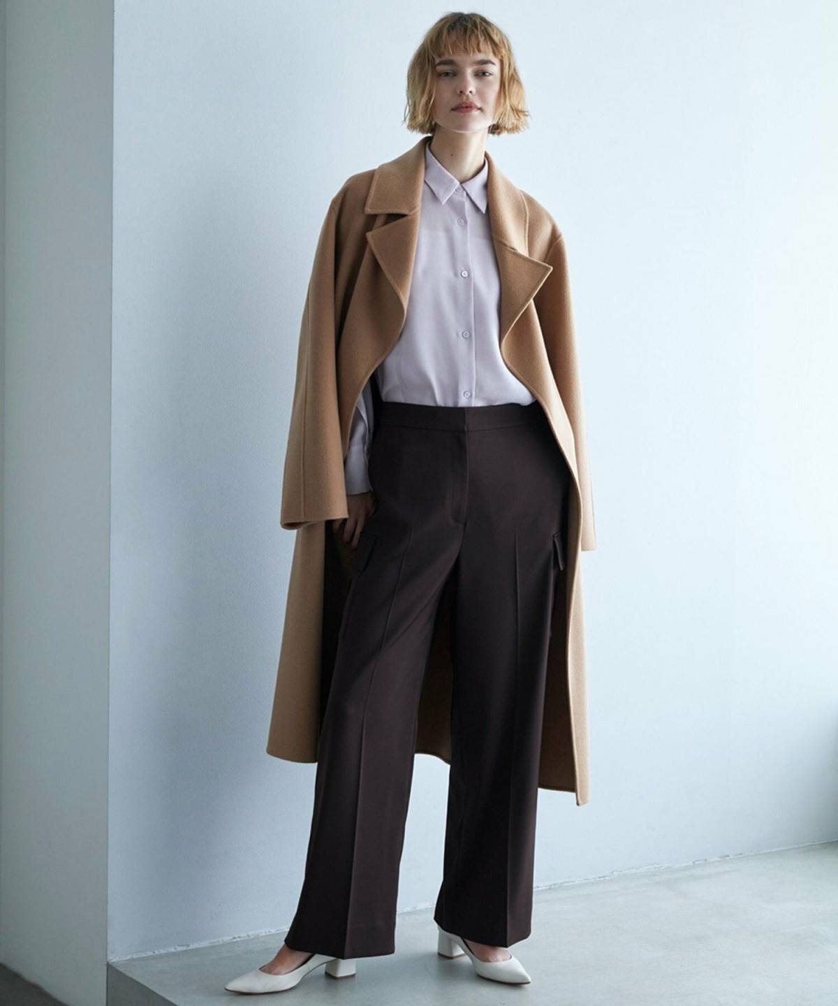 40代のきれいめカーゴパンツコーデ